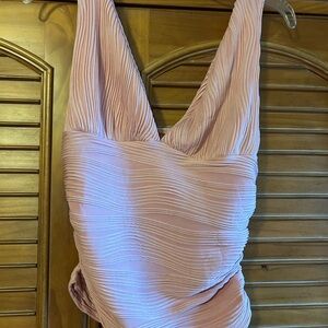 SHEIN Blush Pink Textured Top